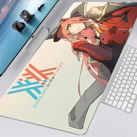 darling in the franxx mouse pad 80x30 adorable computer anime mouse mat gaming accessories hd pattern mousepad gamer xxl 90x30