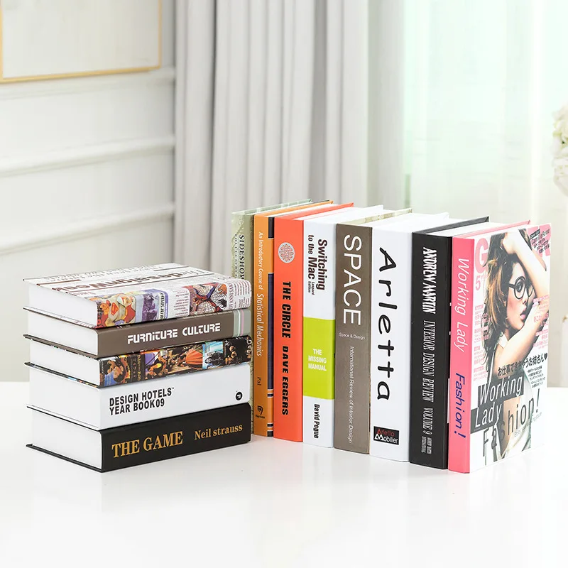 Поддельные Книга моделирование украшения современный простой All английский