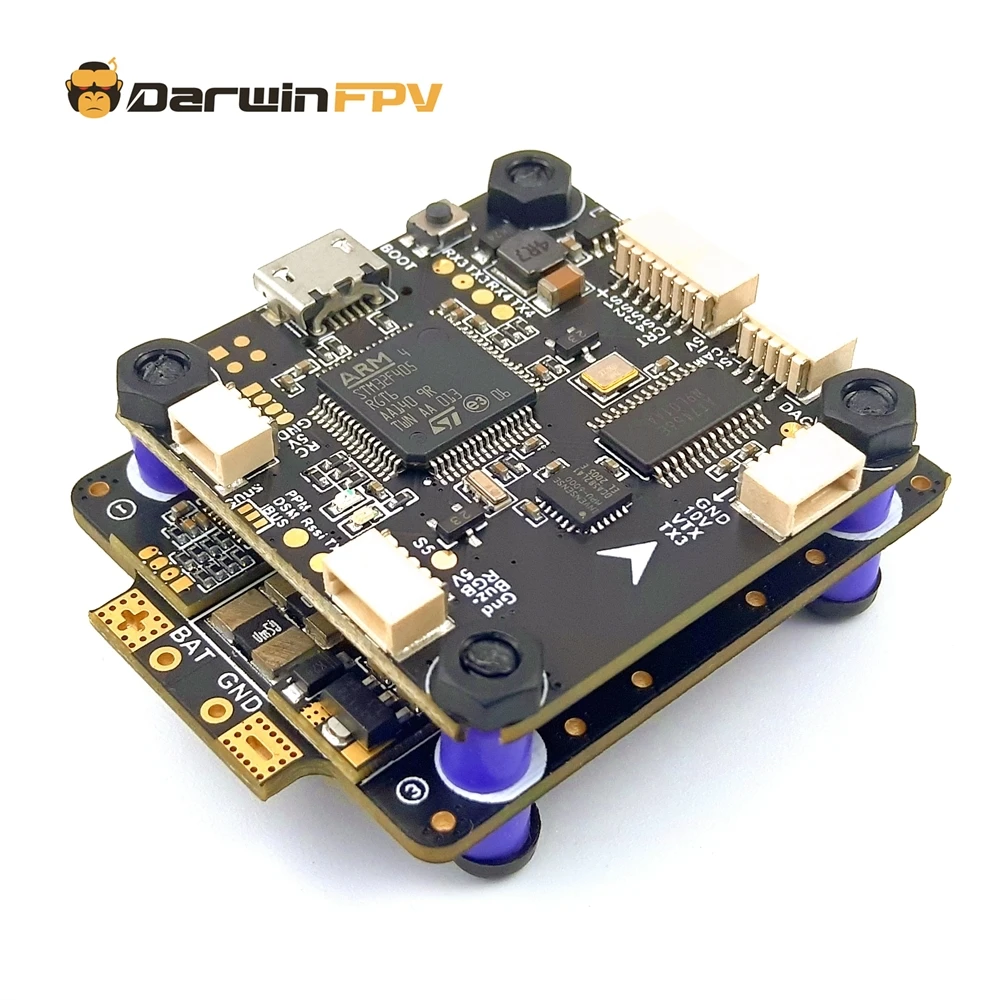 Контроллер полета DarwinFPV F4 flysky fpv esc rc xt60 lipo battery FPV racing drone Betaflight 60A 3 6S blheli _ 32 4 в 1