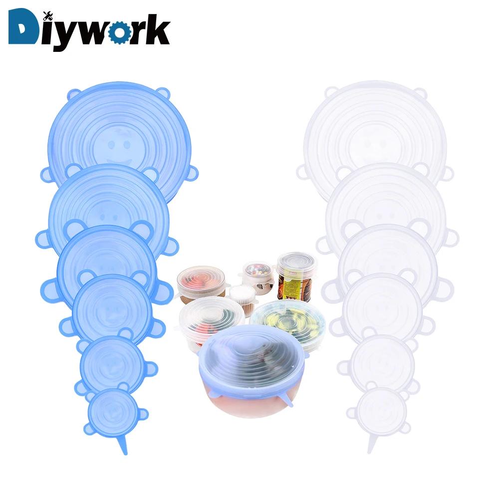 Силиконовые Еда Обёрточная бумага Чаша Пот крышкой силиконовый чехол Пан