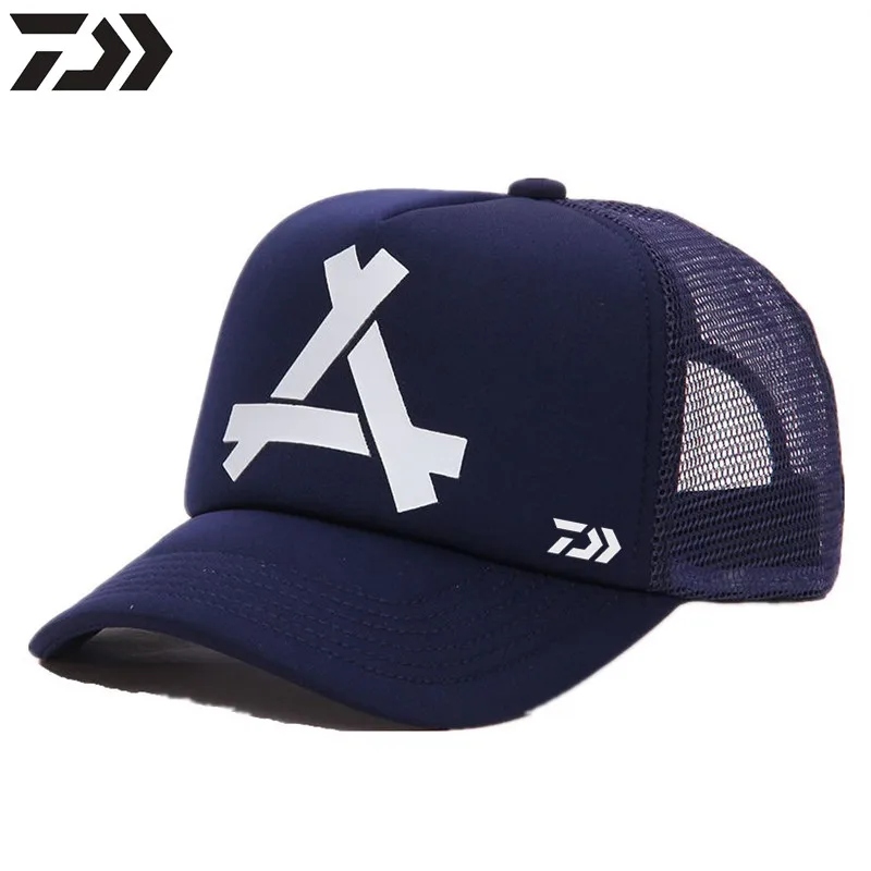 

DAIWA Fishing Sun Hat 2021 Summer New Outdoor Sports Quick-drying Mesh Baseball Cap Riding Leisure Windproof Sun Hat