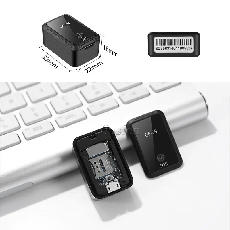 Мини GPS локатор Магнитный GF 09 устройство для записи голоса с домашними животными