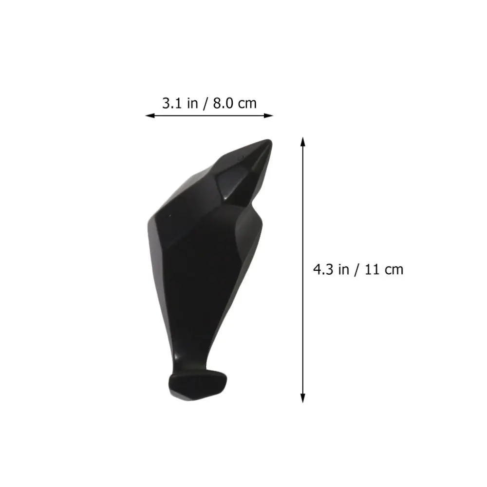 

2pcs Resin Bird Home Single Hook Delicate Versatile Wall-mounted Hanger