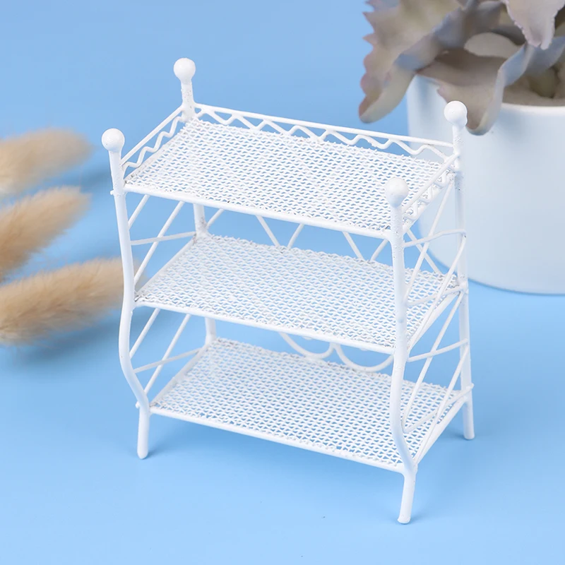 

Hot sale 1Pc 1/12 Dollhouse Mini Flower Stand Snack Rack Bookshelf Doll House Decoration