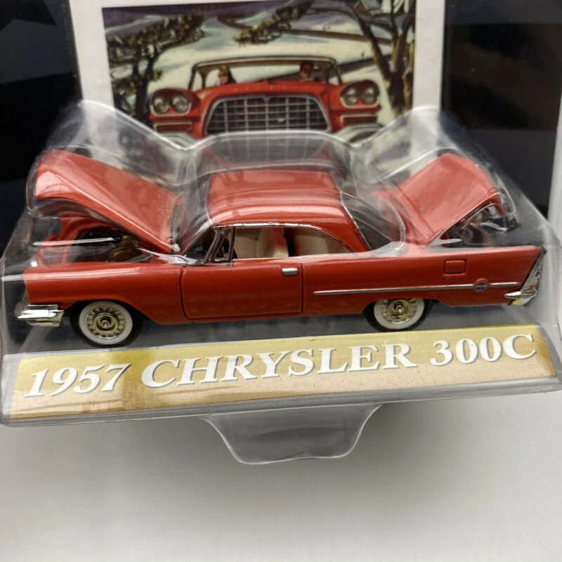 1:64 1957 Chrysler 300C оранжевый сплав модель автомобиля металлические игрушки для детей