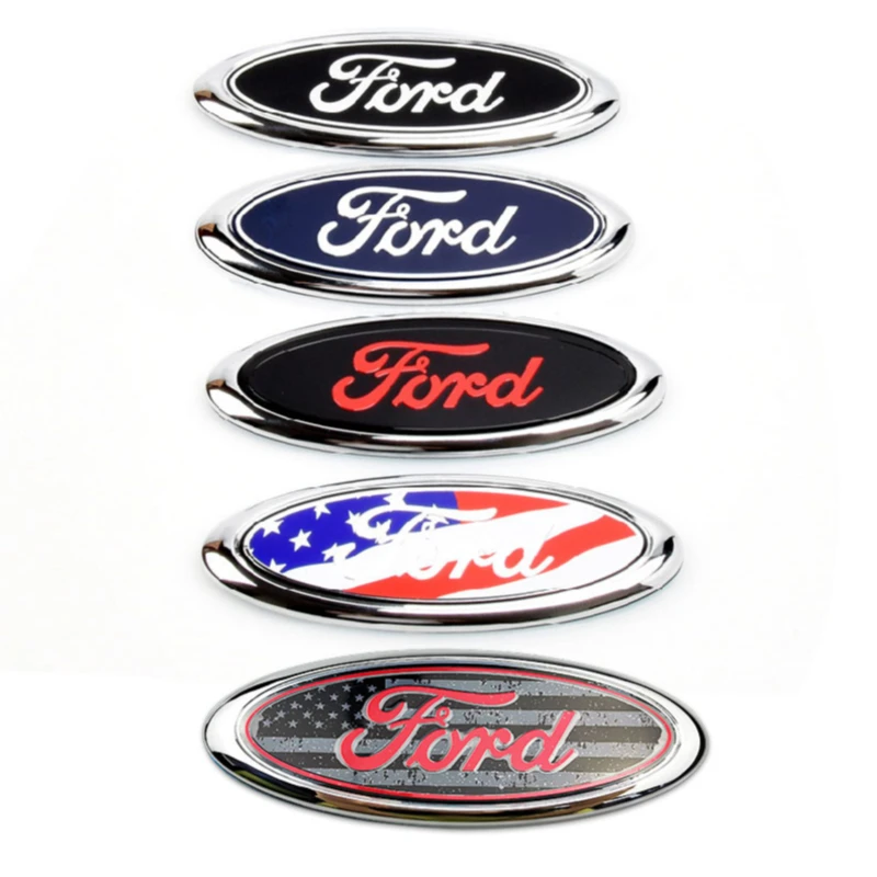 

Car Rear Trunk Emblem Sticker Decoration for Ford Logo Kuga Mondeo Explorer Ecosport Galaxy Focus 3 Fiesta Mk6 Transit Ranger