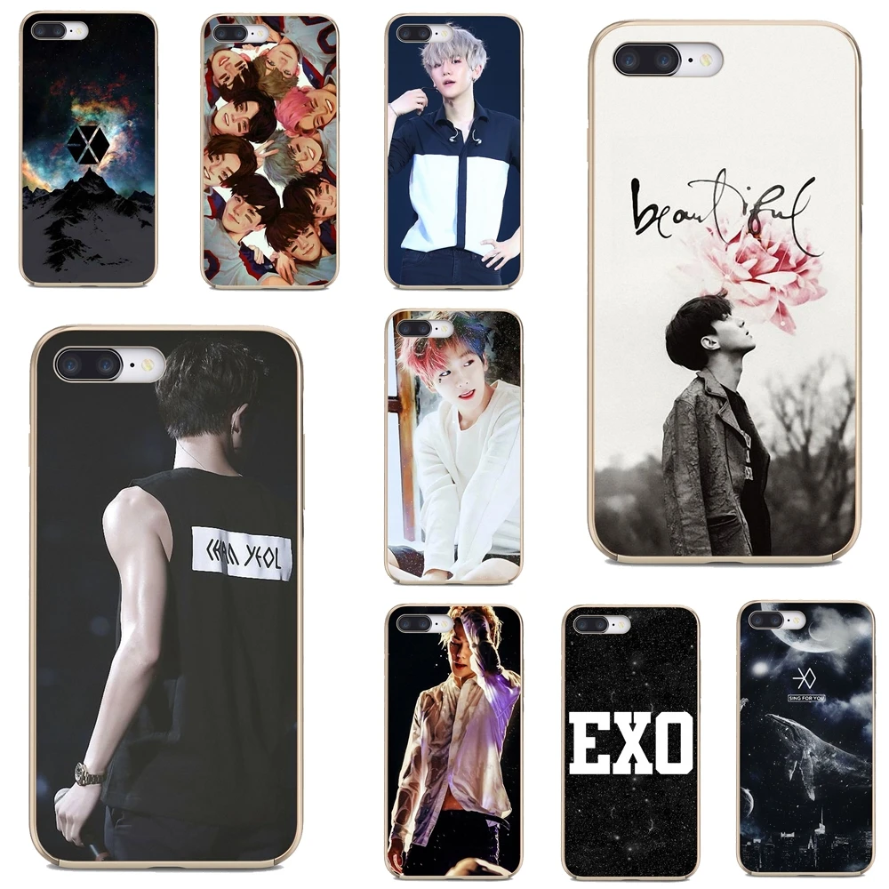 Силиконовый чехол для Huawei P30 P40 P20 P7 P8 P9 P10 Lite Plus Pro 2015 2016 2017 Mini xiumin-EXO-south-korean-band-Logo -