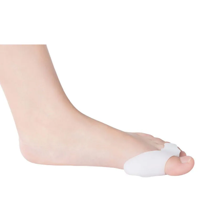 

2PCS=1Pair Big Toe Separators Straightener Spreader Foot Care Tool Hallux Valgus Pro Massager Feet Gel Silicone Bunion Corrector