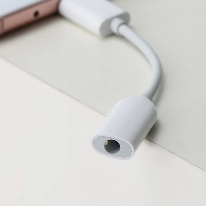 Оригинальный аудиоадаптер Xiaomi со штекером Type-C на гнездо 3 5 мм Type C наушники Aux Mi6 Mi 6