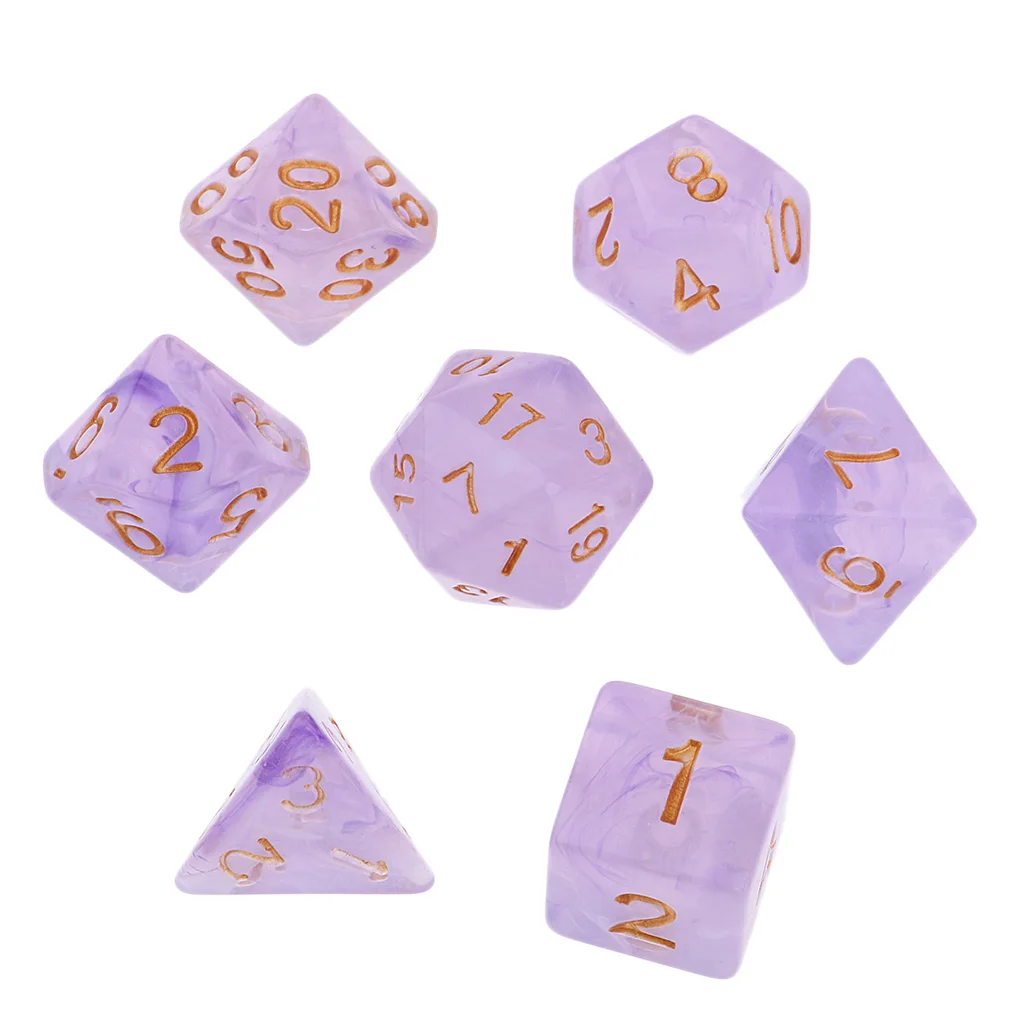 14 шт многогранные кости набор Семья 4 Die 6 игра игральные для игры TRPG D &