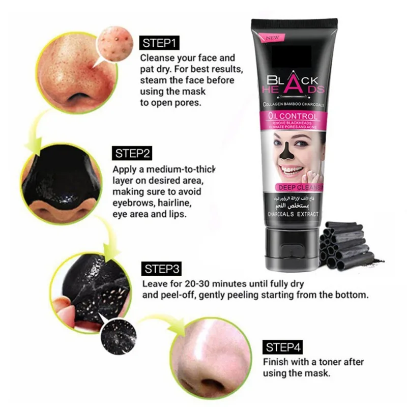 Маски для лица с бамбуковым углем| |