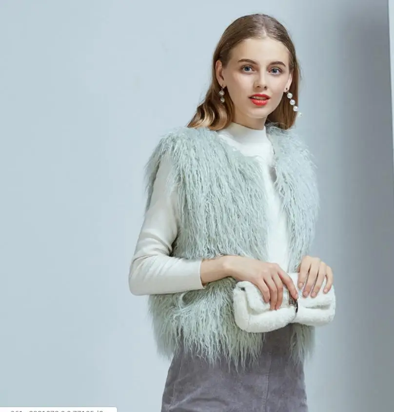 Женское зимнее мягкое пушистое пальто из искусственного меха искусственный мех