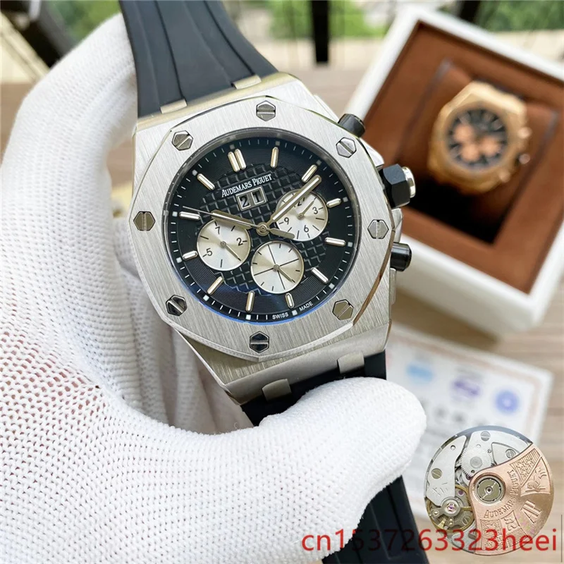 

Audemars Piguet watch men's skeleton automatic mechanical AAA watch gold skeleton retro men's women watch quartz watch