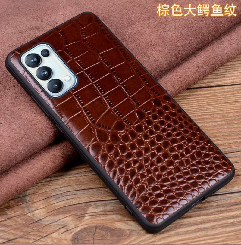 

Genuine Leather Case For OPPO Reno 5 Pro Plus Case