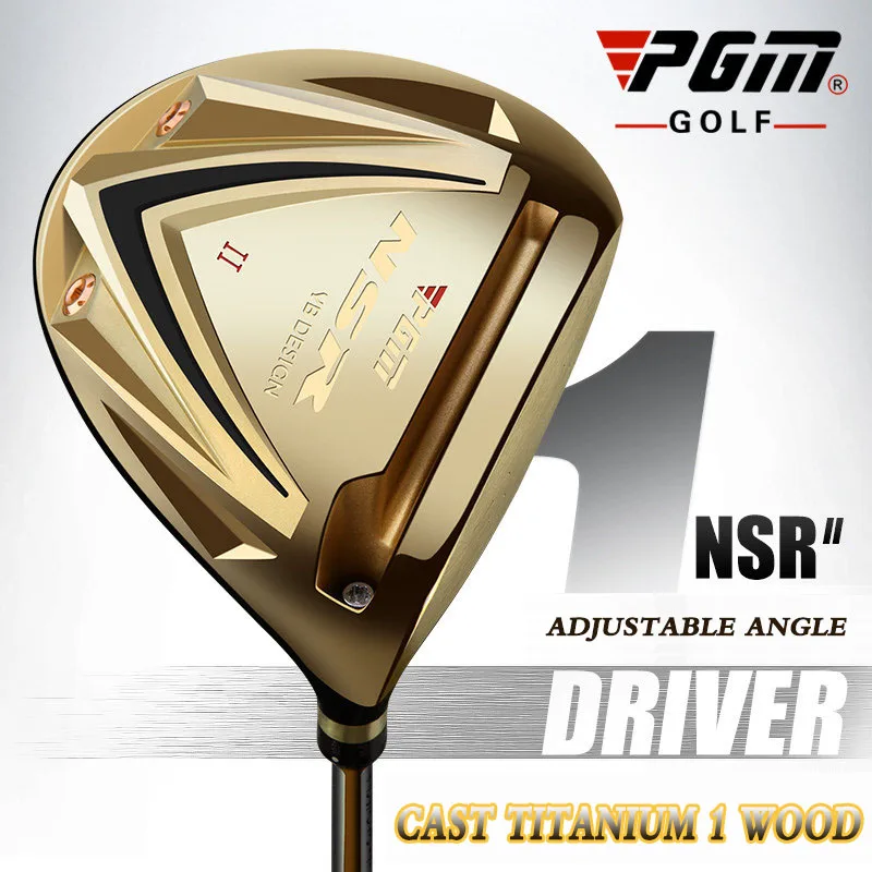 PGM Titanium Golf Driver Head Clubs Fairway Wood 1/3/5 R Right Hand Men Wooden Gold Tee Iron-wood Black Graphite Palos De Golf