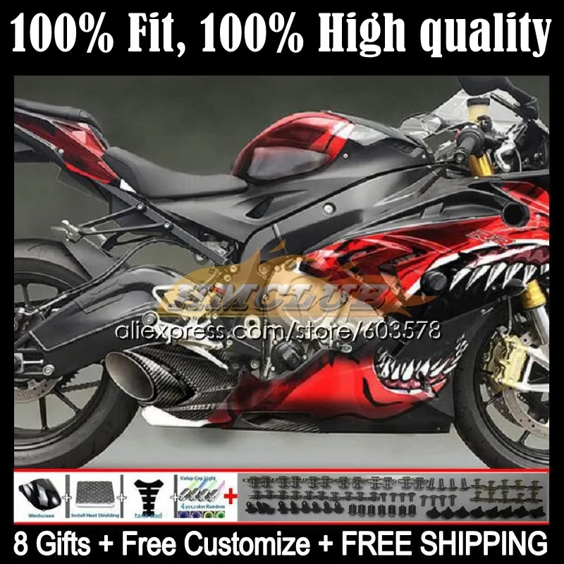 

Injection For BMW S1000RR 2009 2010 2011 2012 2013 2014 44CL.85 S 1000 RR 1000RR S1000 RR 09 10 11 12 13 14 Fairing Shark red