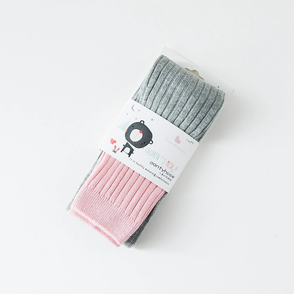 Летние колготки для девочек весенне-зимние детские леггинсы Хлопковые вязаные