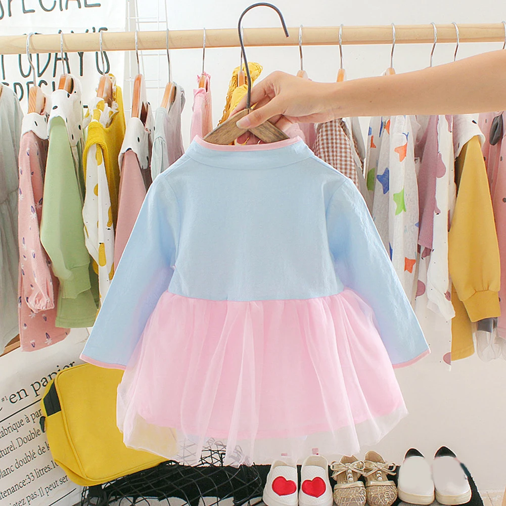 Детское платье с длинным рукавом на возраст 0-24 месяца |