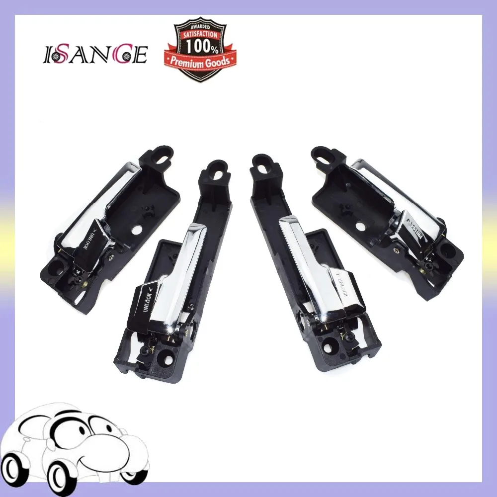 ISANCE Inside Door Handle Front Rear Left Right Set For Lincoln MKZ 07 12 / Zephyr 2006/ Ford Fusion 06 12/ Mercury Milan 11|Комнатные