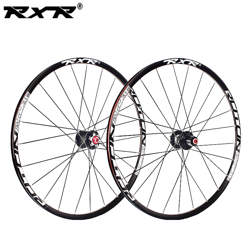 RXR горный велосипед внедорожный MTB Углеродные колеса 26 дюймов RC3 дисковый тормоз 5 подшипников 7-11speed через ось/QR колеса велосипеда