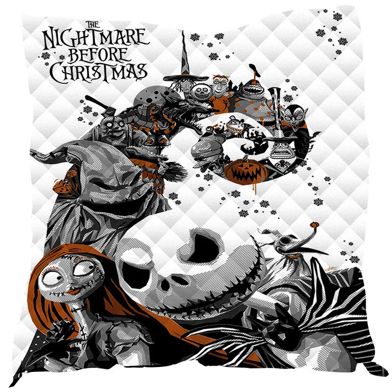 Трехмерное цифровое одеяло стеганое покрывало с рождественским мультяшным