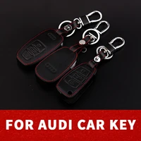 car key cover case for audi a1 a2 a3 a5 a6 a4l a6l q3 q5 q7 tt q8 a8 q5l a7 a8l rs3 s5 s6 s7 s8 car key holder protetor for car