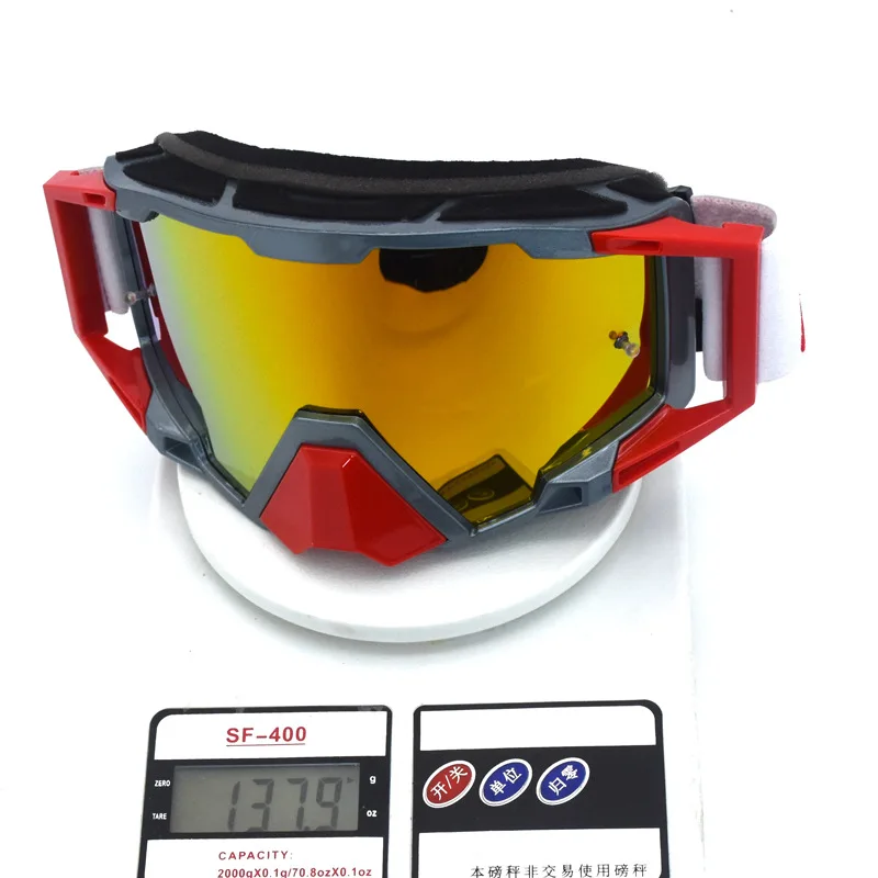 

MOTOR Motocross Sunglasses Goggles for Men Women Helmet Off-Road SKI Cycling Dirtbike Motorcycle Sand-Proof 1Pc FREE Bag
