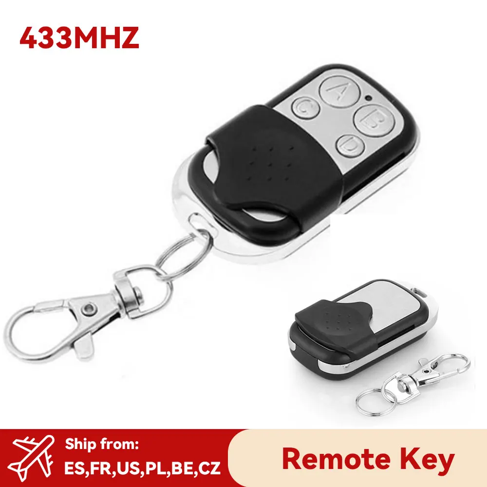 

Wireless Remote Control with Alarm Systems 433.92MHz ABCD Remote Control for Garage Door Gate Doors Cars