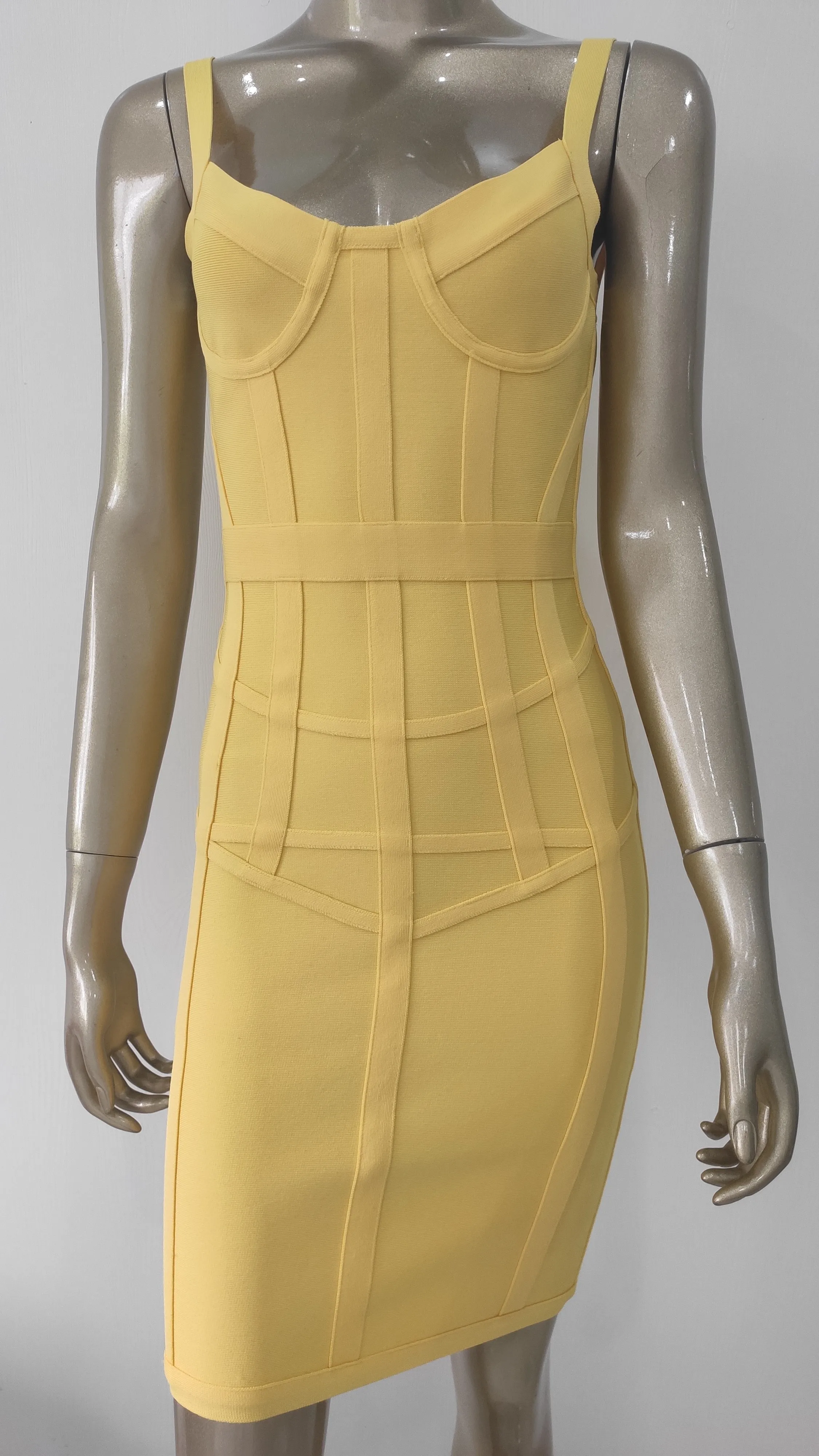 Новое поступление Для женщин сексуальное летнее платье модное неоновый зеленый