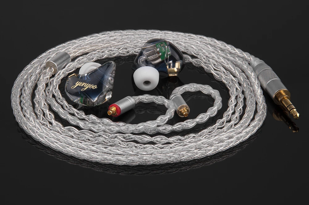 Yinyoo H3 и H5 3BA/5BA пользовательские наушники-вкладыши сбалансированные арматурные HiFi бас наушники DJ вкладыши съемный MMCX кабель