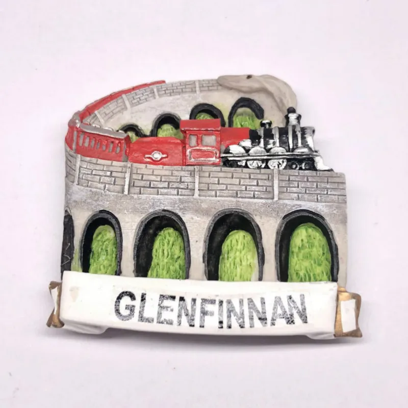 Резиновый магнит на холодильник Glenfinnan бутан Шекспир место рождения Гернси сувенир магнит камень стикер Холодильник