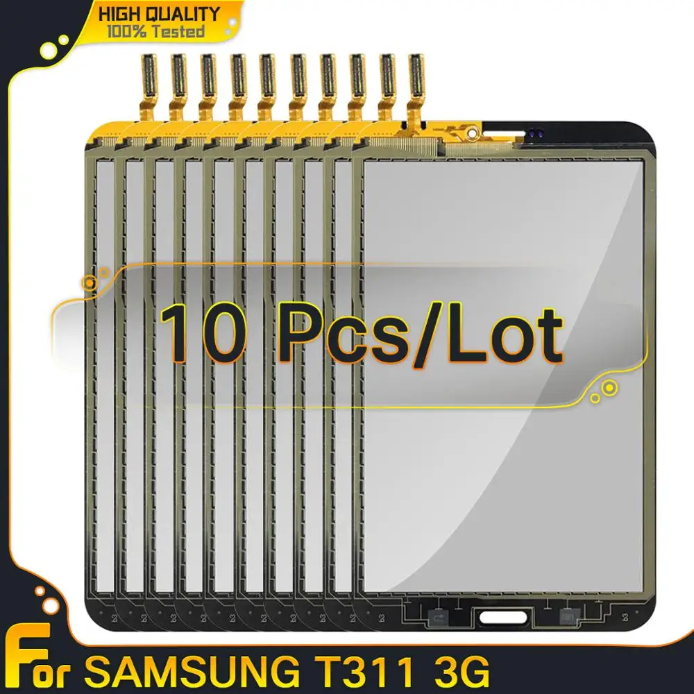 10 шт. сенсорный экран для Samsung Galaxy Tab 3 8 0 T310 T311 SM дигитайзер сборки замены|ЖК-экраны