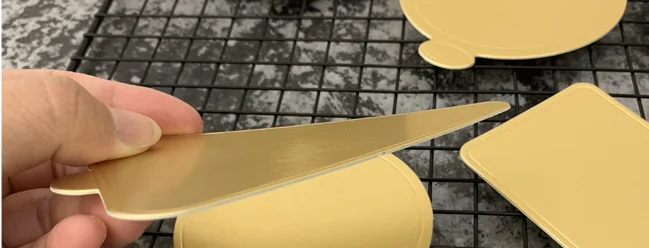 Форма для пирога круглая поднос кондитерских изделий нижняя сторона картонной