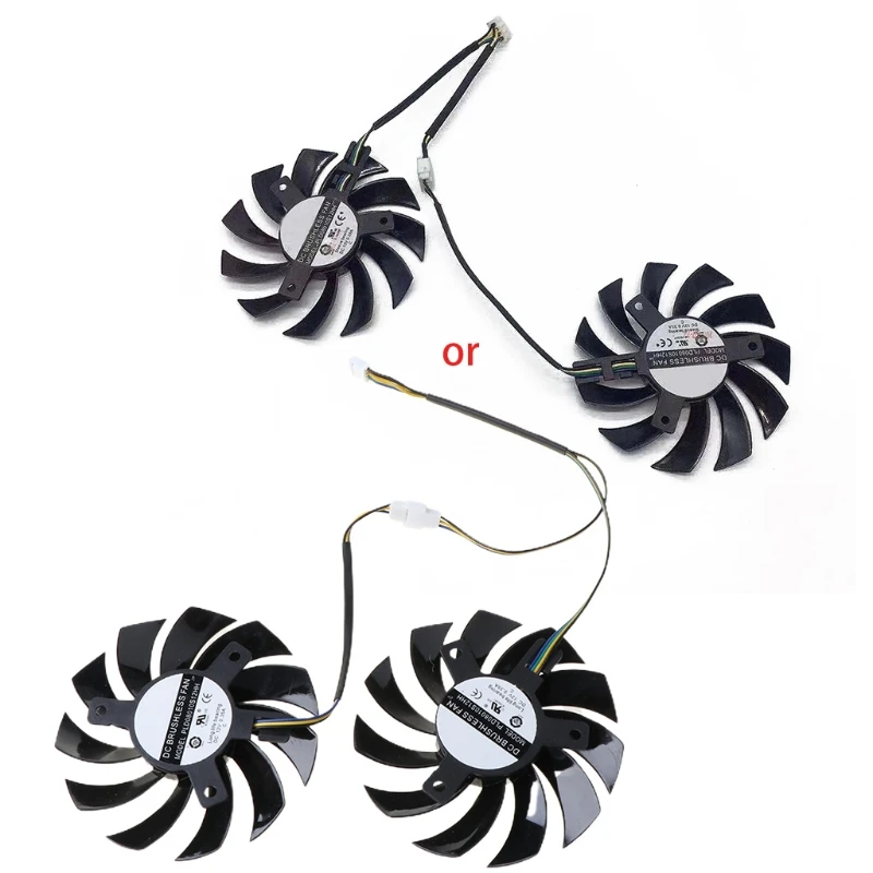 PLD08010S12HH 12V 0.35A 75 мм 4Pin для MSI R6750 HD6750 DDR5.DX11 HD5750 Графика карты вентилятор