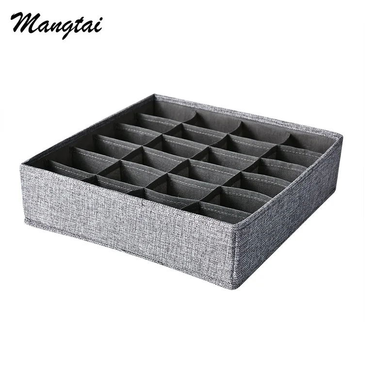 Органайзер для нижнего белья и одежды в ящик с разделителями и складывающимися отделениями.