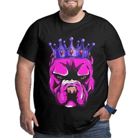 king dog graphic t shirts 6xl plus size t shirt for men tops tee big tall man summer workout shirts large clothing father gifts
