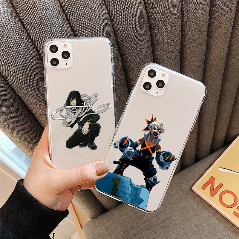 

Fashion Anime My Hero Academia Phone Cover For iPhone 11 12 13Pro Max X XR XS Max 6S 7 8 Plus 13Mini SE20 Soft Silicone TPU Case