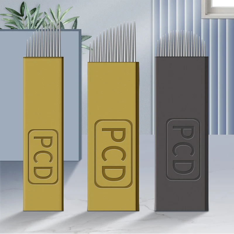 20 шт./лот игла для нанесения татуировок резец сверхтвердый PCD 12/14/19U Форма Stainlsee