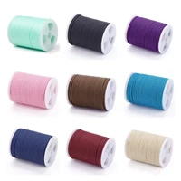 11mroll 1 0mm waxed polyester cord twisted string strap thread cord for jewelry making diy bracelet necklace accessories