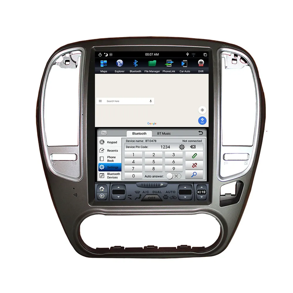 

Android 9.0 Tesla style 10.4 Vertical screen Car GPS Navigation For Nissan Sylphy 2005-2012 Head Unit Multimedia radio Player