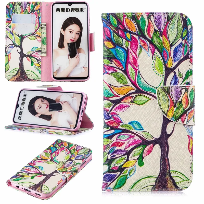 Чехол книжка из искусственной кожи с откидной крышкой для Huawei P Smart Z 2019 чехол