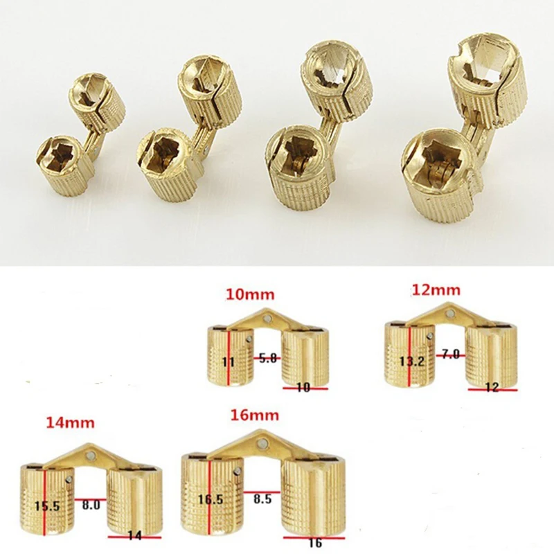 Copper Hinge Invisible Concealed Cabinet Sturdy Home Furniture Metal Gift Box Hardware 1pc DIY | Обустройство дома
