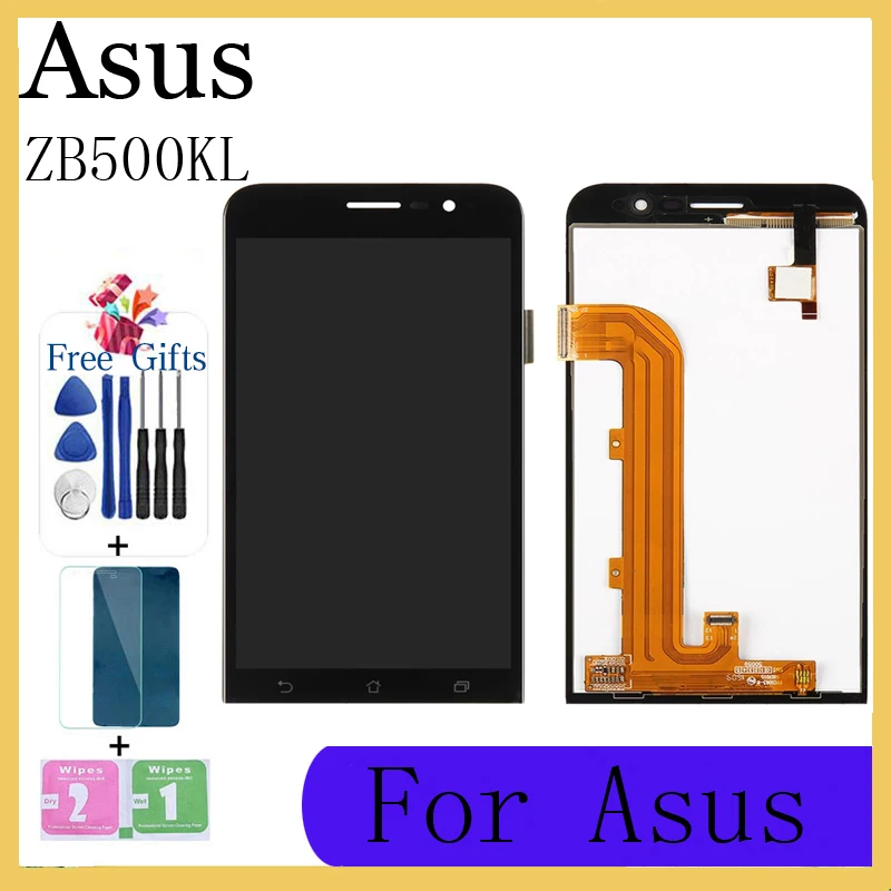 Дисплей для Asus ZenFone Go ZB500KL X00AD ЖК-дисплей сенсорный экран дигитайзер в сборе