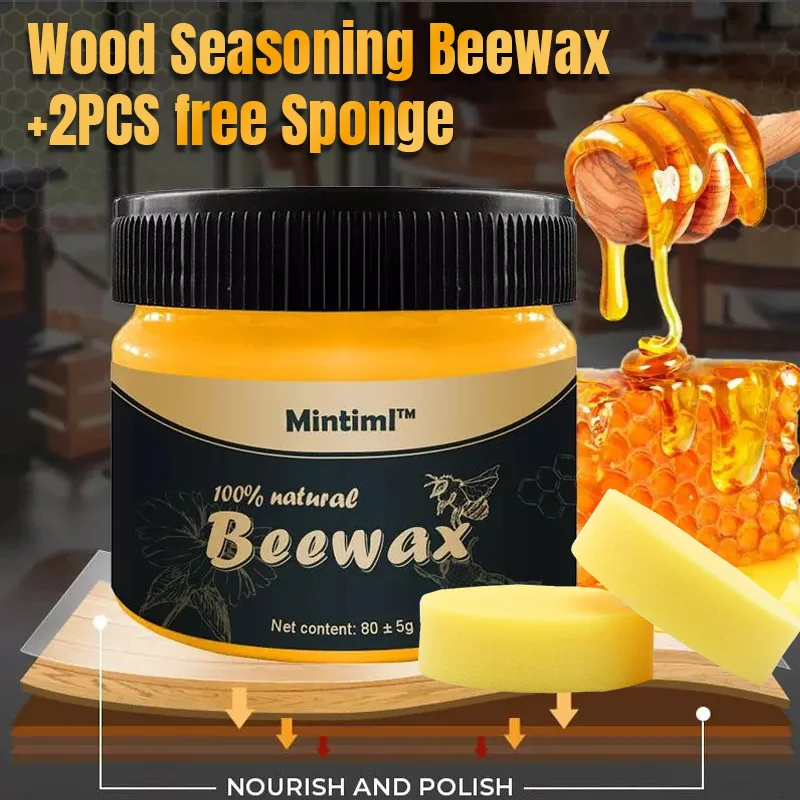

Деревянная приправа Beewax 3/2/1 шт., водонепроницаемая износостойкая зеркальная уход за твердой древесиной, уборка, полировка, Прямая поставка