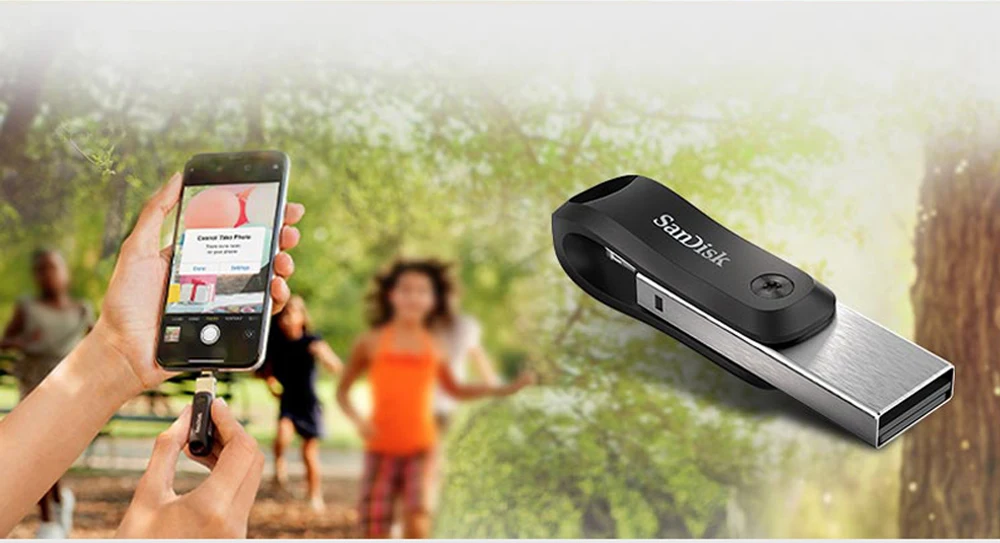 Флеш-накопитель sandisk iXpand 128GB 256GB USB3.0 OTG палка диск на ключе памяти для телефона для iPhone iPad iPod Memory Stick