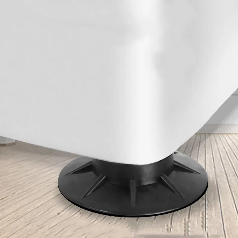 4 шт. резиновые стиральной машины анти вибрация коврик протекторы черный мощный