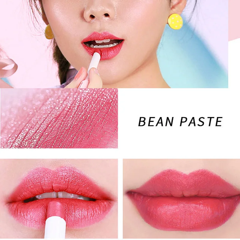 Хит 4 шт./компл. Для женщин помады комплект помидоры бобов Цвет не выгорает модные