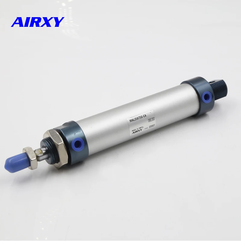 

MAL mini pneumatic cylinder without magnet pivot type aluminum double acting air pneumatic cylinder 25mm-300mm airtac type