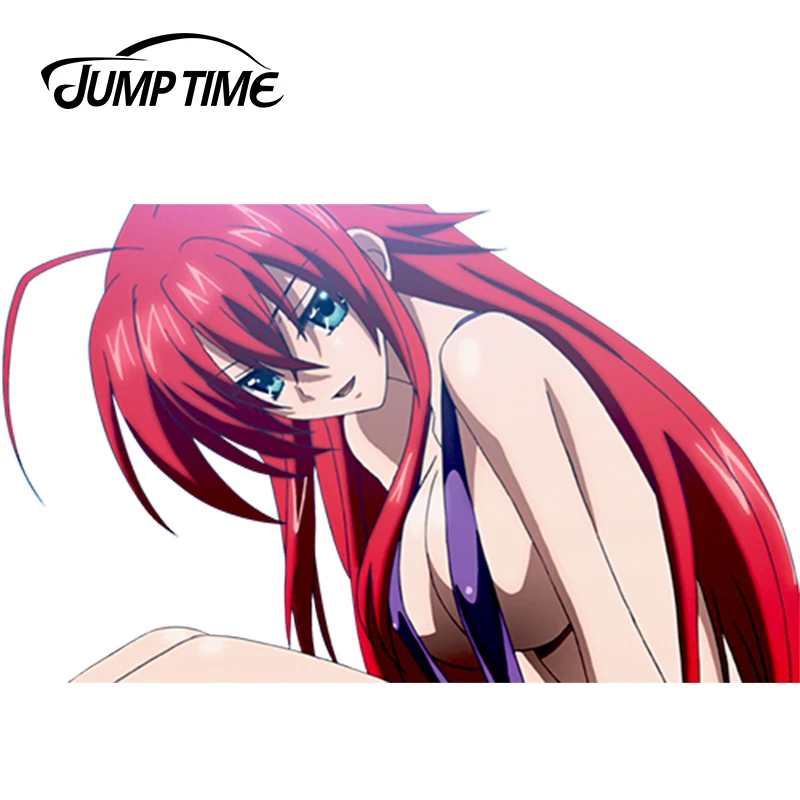 JumpTime 13 см x 7 8 аниме High School DxD девочек Риас Gremory наклейки на автомобиль для ралли