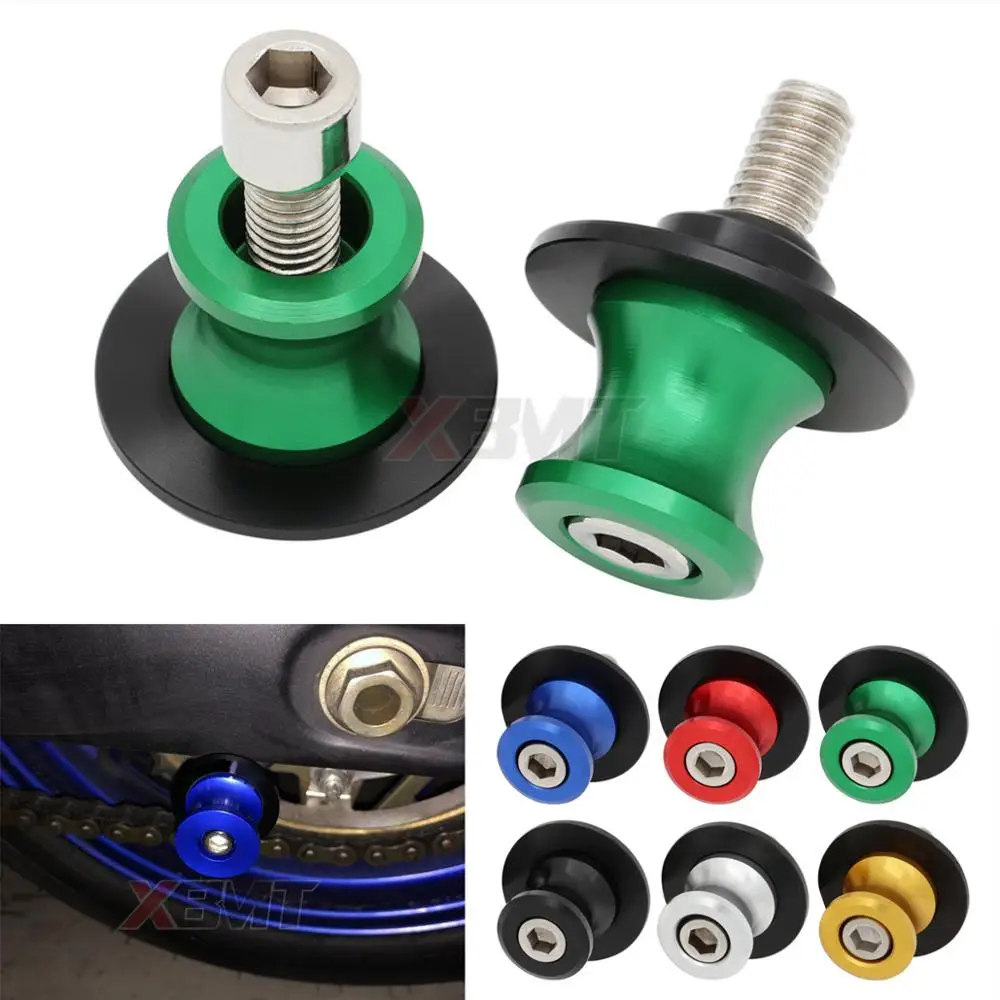 

8MM Motorcycle Swingarm Spools Slider Stand Screws For Kawasaki ZX-6R ZX6R ZX-10R ZX10R Z650 Z800 Z900 Z1000 Z1000SX Ninja 650